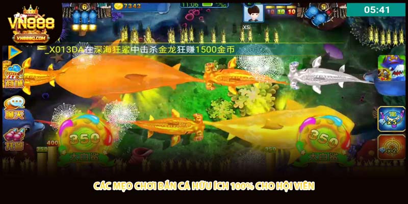 Các mẹo chơi bắn cá hữu ích 100% cho hội viên