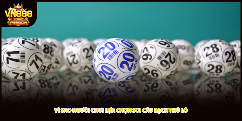 Vì sao người chơi lựa chọn soi cầu bạch thủ lô
